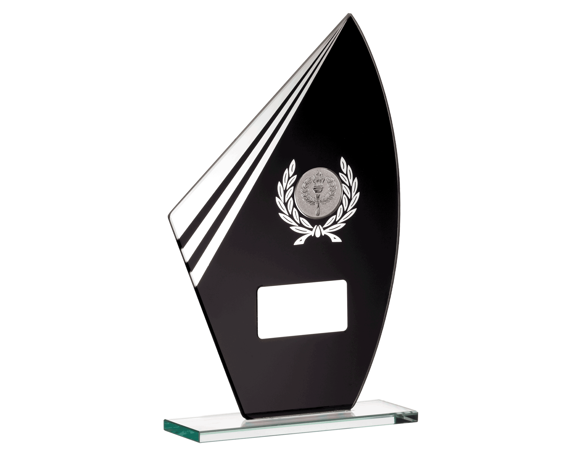 WO4092 Glass Award Running Imp Running Imp